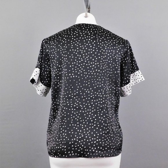 ASOS Women Shirt Black White 4 - Picture 3 of 6